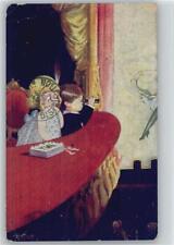 12031408 - Kinder im Theater mit einem Fernglas Bertiglia, A. 1921