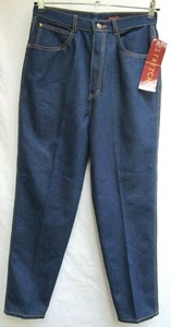 VTG..DEADSTOCK..HIGH WAISTED..TAPERED..MOM..DENIM..JEANS..NEW..14 - Picture 1 of 5