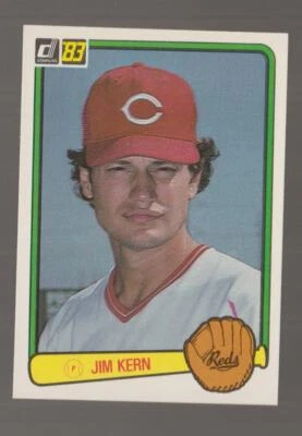 1983 Donruss Jim Kern Cincinnati Reds #355 Near Mint or Better - Image 1 of 2