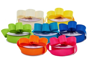 1-1/2" Polyester Ribbon -Choose from 7 solid colors - Picture 1 of 8