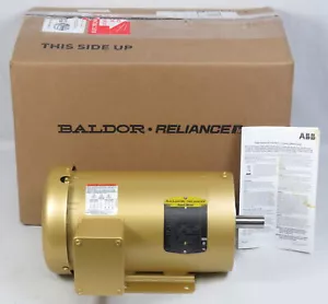 ABB Baldor Super-E Motor CEM3559T 3HP 3450RPM 3PH 35TT856Q060G1 230/460V USA NEW - Picture 1 of 10