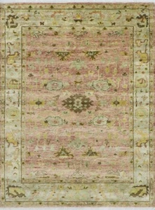 Multi Color Multi Size Hand Knotted Wool Rug Turkish Oushak Living Room Area Rug - Picture 1 of 31