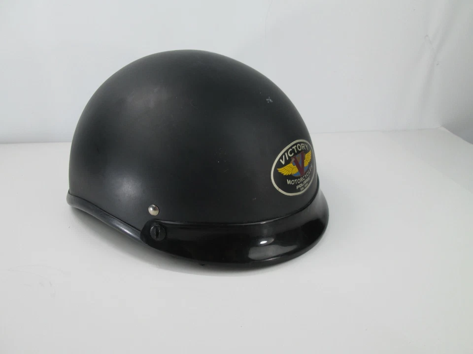 Casco de motocicleta Victory negro mate pudín talla XXL  Foto 1 de 4