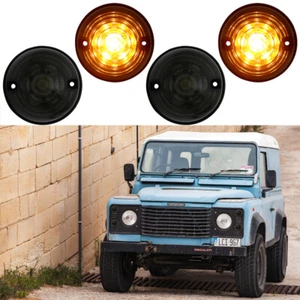 LED Front Heck Blinker Set für Land Rover Defender TD4 TD5 90-16 Smoke - Bild 1 von 6
