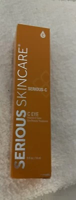 NUEVO SERIO CUIDADO DE LA PIEL SERIOUS-C Tratamiento de Belleza de Pascua Vitamina C para Ojos .5 oz. Foto 1 de 2