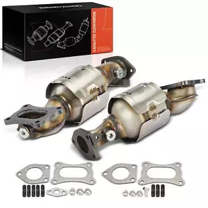 2x Front Catalytic Converter for Honda Accord 2008-2017 Odyssey Acura MDX RL TL - Picture 1 of 11
