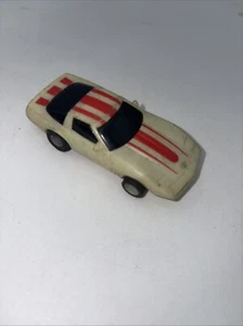 Vintage Tyco Glow in the Dark Corvette Red Stripe Ho Scale Slot Car T507 - Bild 1 von 4