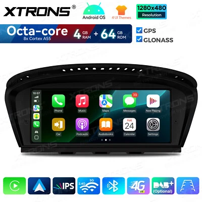CarPlay 8Core 4+64G 8.8" IPS Screen Android14 Car GPS Stereo For BMW E90 E60 CCC - Imagem 1 de 4