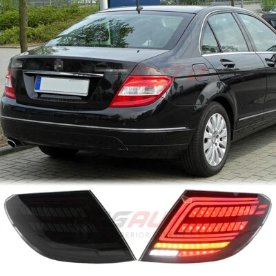 For Mercedes-Benz C-Class W204 08-14 LED Tail Light Assembly Rear Brake W/ Turn - Image 1 of 4