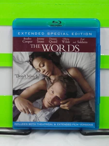 THE WORDS EXTENDED SPECIAL EDITION BRADLEY COOPER ZOE SALDANA BLU RAY - Picture 1 of 3