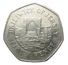Jersey 50 Pence 2014 Copper-nickel Coin Castle Elizabeth II X302