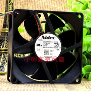 Nidec T80T12MS11A7-07A02 8025 12v 0.35A 8cm Chassis Cooling Industrial Fan Quiet - Picture 1 of 5