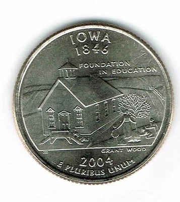 2004-D Denver Brilliant Uncirculated Iowa 29TH State Quarter Coin! - Image 1 of 2