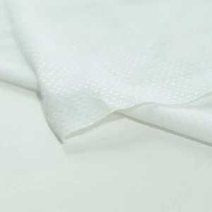 weiß Designer-Jersey mit Motiven bedingt blickdicht Deko- Stoff Meterware - Bild 1 von 3