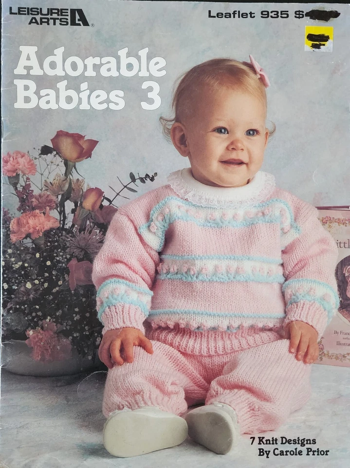 Adorable Babies #3 Knitting Patterns Baby Outfits - Image 1 of 3
