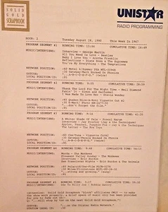 RADIO SHOW 8/28/90 THIS WK '67: BEATLES, THE MONKEES, ERIC BURDON, NEIL DIAMOND - Picture 1 of 3