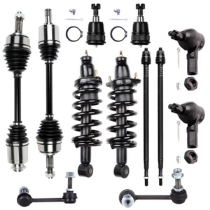 For 02-06 Honda CR-V Rear Struts Front Ball Joint Tie Rod End CV Axle Shaft Kit - Picture 1 of 1