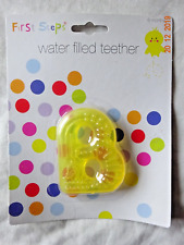 BABY BOY GIRL WATER FILLED YELLOW LETTER B TEETHER SOOTHER GUM TEETHING 6+ Month