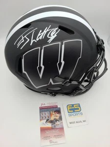 JJ Watt Wisconsin Badgers Signed Autographed Full Size Authentic Eclipse Helmet - Picture 1 of 1