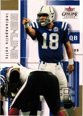 2003 Fleer Genuine Insider Peyton Manning #81 - Colts - Image 1 of 2