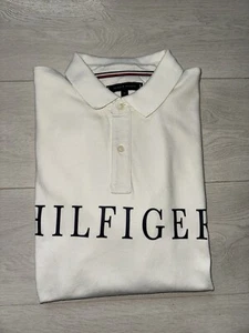 Tommy Hilfiger Poloshirt Weiss/Offwhite Gr. XL Shirt Kurzarm Regular Fit T-Shirt - Bild 1 von 8