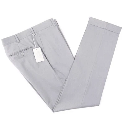 Belvest Gray Lightweight Superfine Wool-Cotton Dress Pants 34 (Eu 50) NWT - Image 1 of 4
