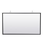 Portable Projector Screen for Home Theater Outdoor White Foldable Anti-CreaL9D1