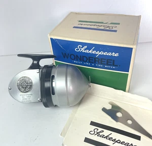 Vintage Shakespeare Wondereel Fishing Reel No. 1810 DK USA (NEW?***) in Box! - Picture 1 of 13