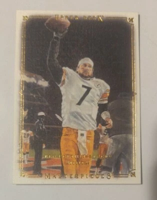 2008 Upper Deck Masterpieces #7 Ben Roethlisberger Pittsburgh Steelers - Image 1 of 3