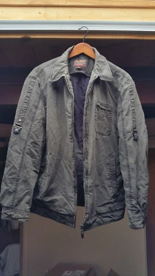 Мужская черная куртка John Prince большая утепленная - Изображение 1 из 4