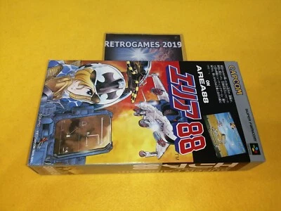 AREA 88  NINTENDO SUPER FAMICOM / SUPER NINTENDO  SFC REG CARD - Image 1 of 4