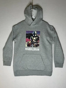 Star Wars Gray Graphic Pullover Hooded Long Sleeve Sweatshirt Kids XXL - Picture 1 of 8