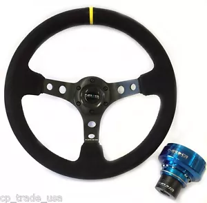 Steering Wheel Hub Adapter Quick Release Kit Polaris RZR 800 900 1000 08-15 BLUE - Foto 1 di 5