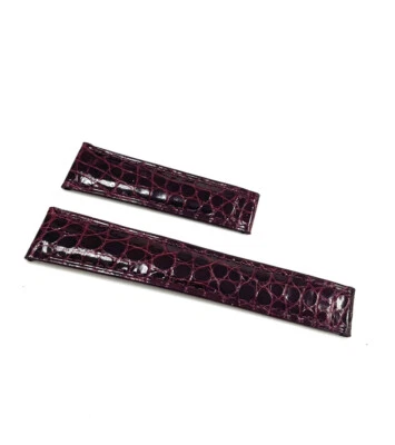 Genuine Cartier 18mm x 14mm Red Leather Lizard Deployment Band Strap - Image 1 of 4