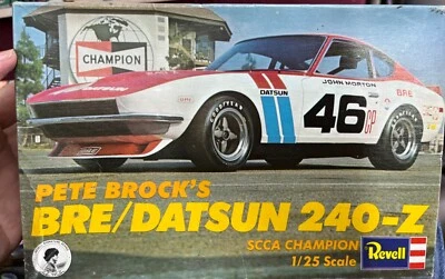 Revell h-1402 Pete Brock BRE Datsun 240-Z 1972 VINTAGE kit 1/25 McM Niob - Image 1 of 4