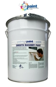 20 Litre Trade Acrylic Smooth Masonry Paint - Exterior - Durable - Colours - Picture 1 of 18