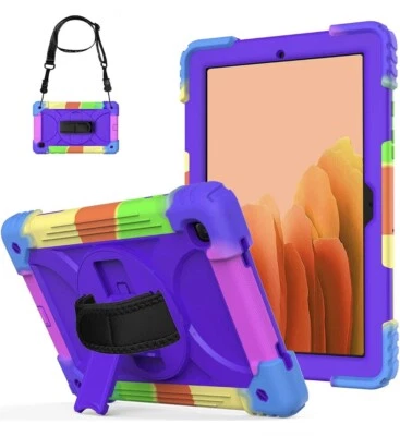 Shockproof Case Cover for Samsung Galaxy Tab A7 T500/T505 + Shoulder Strap - Image 1 of 4