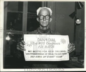 1969 Press Photo Dan Dial- The Mod Candidate for New Orleans Mayor - noa88527 - Picture 1 of 2
