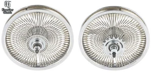 OG Original Lowrider 12" Bicycle Steel Wheel (SET) 144 Spoke 14g Chrome Plated - Picture 1 of 1