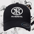 FN Herstal Firearms Guns Black Hat Baseball Cap Size S/M & L/XL