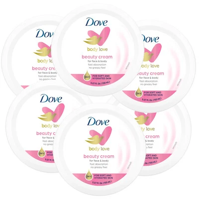 Dove Body Love Care Beauty Cream - For Face & Body 75ml Select 3 or 6 , 12