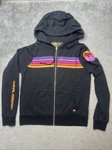 Felpa con cappuccio AVIATOR NATION x ANIMAL KINGDOM 5 righe taglia M promo TNT maglione zip - Foto 1 di 12