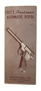 Vintage Colt Model Huntsman Owners Manual Instructions Pamphlet 8 Pages Fold Out - Bild 1 von 4
