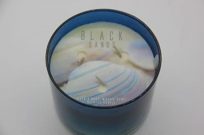 Vela grande perfumada de 3 mechas Bath & Body Works BLACK SANDS 14,5 OZ RARA retirada Foto 1 de 4