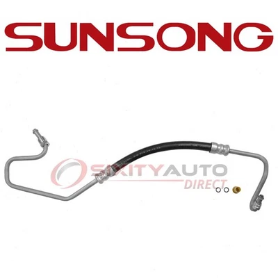 Sunsong Power Steering Pressure Line Hose for 1991 GMC R3500 - Assembly ko - Image 1 of 4