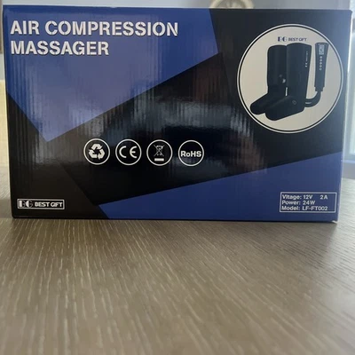 ЛУЧШИЙ ПОДАРОК воздушный компрессионный массажер с подогревом для ног, ног, икры и бедер - Изображение 1 из 3