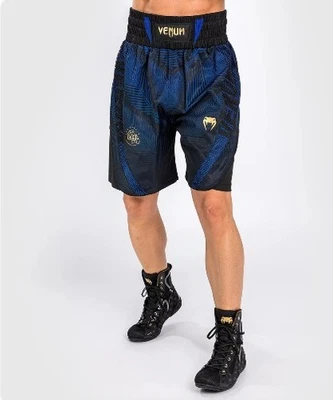 Venum Phantom Lomachenko Boxing Short,  Size  Medium Black/Blue New With Tags - Imagem 1 de 4
