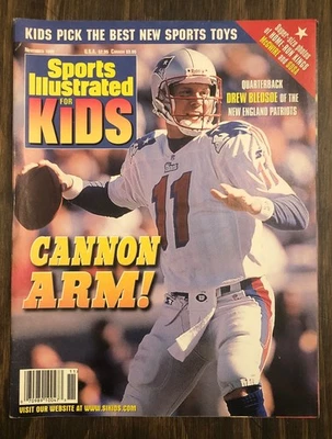 Nov 1998 Sports Illustrated para crianças com capa variante Drew Bledsoe - Banca de jornal! - Imagem 1 de 2