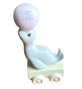 1985 Precious Moments 2 Year Seal "God Bless You On Your Birthday" Train Series - Bild 1 von 8