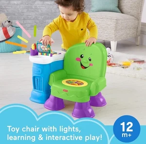 Fisher-Price Laugh & Learn Song & Story Learning Chair Interactive Musical Toy - Picture 1 of 8